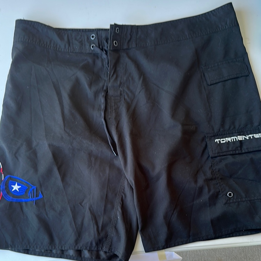 Black Men's Athletic Shorts